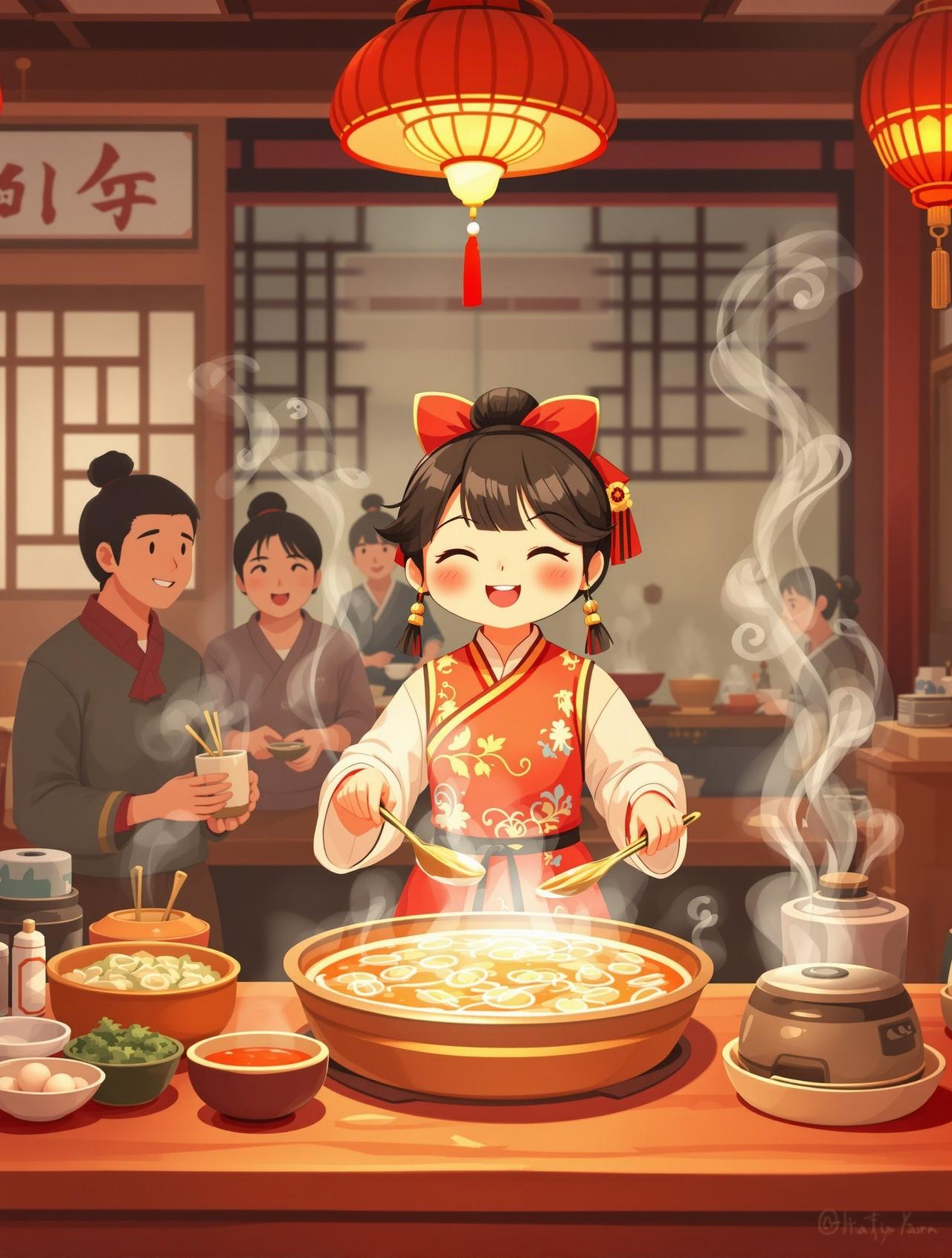 红果动漫 - 我在古代开火锅店